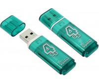 Накопитель USB 2.0 Smartbuy 4GB Glossy series green