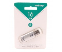 Накопитель USB 2.0 Smart Buy 16GB V-Cut silver