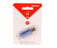 Накопитель USB 2.0 Smart Buy 4GB V-Cut Blue