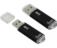 Накопитель USB 2.0 Smart Buy 8GB V-Cut black