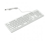 Клавиатура KK-ML17U WHITE Dialog Katana - Multimedia, с янтарной подсветкой клавиш, USB, белая