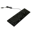 Клавиатура KK-ML17U BLACK Dialog Katana - Multimedia, с янтарной подсветкой клавиш, USB, черная