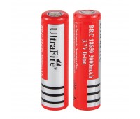 Аккумуляторная батарея 18650 UltraFire 3000мАч (real 1200mAh) 3.7V Red