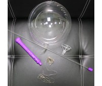 Светящиеся шары со светодиодами led bobo на палочке LED 6 метра. 4-е полных кольца
