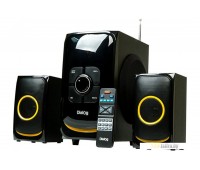 акустические колонки Dialog AP-208 BLACK 2.1, 30W+2*15W RMS,Bluetooth,FM,USB+SD