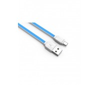 Кабель LDNIO XS-07 USB/Micro/ 1m/ 2.1A/ медь: 60 жил/ Blue