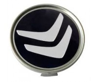Заглушка литого диска Citroen Black диаметр 53 mm