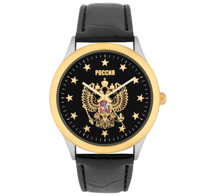Часы с гербом россии