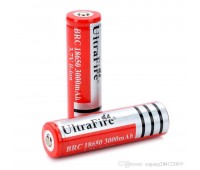 Аккумулятор 18650 UltraFire 3000мАч (real 1200mAh) PCB( стабилизированный) 3.7V Red