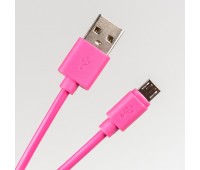 Кабель microUSB Dialog CU-0310 USB - 1.0 м, розовый