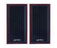 Колонки Perfeo 2.0, "Cabinet" 2.0, 2х3 Вт (RMS), махагон, USB (PF_A4388)