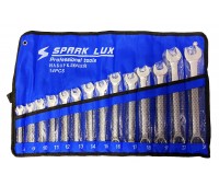 Набор комбинированных гаечных ключей SPARK LUX, 8-32 мм, 14 предметов, в чехле